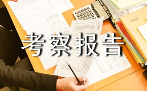 专业考察报告