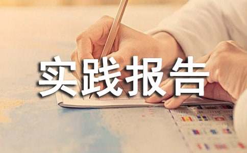 暑假实践报告